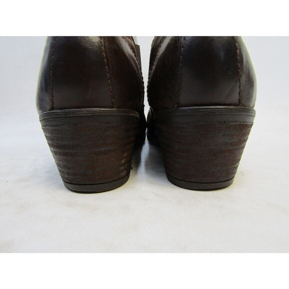 Josef Seibel Womens Size 40 EUR Brown Leather Chelsea Ankle Boots Booties - Picture 8 of 11